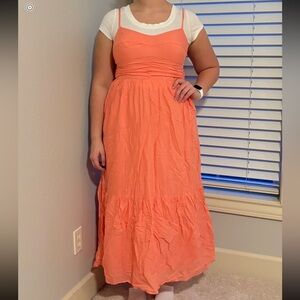 Universal Thread Coral Maxi Dress